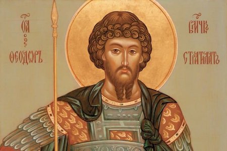 Церковь чтит память великомученика Феодора Стратилата
