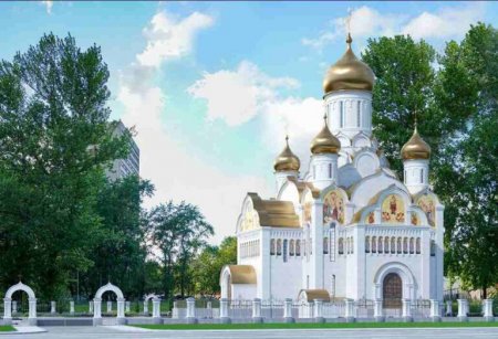 Завершается строительство храма Преображения Господня в Лефортове