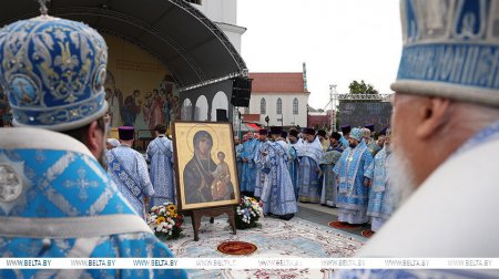 В столице Беларуси прошли торжества в честь явления Минской иконы Божией Матери