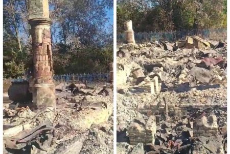ВСУ уничтожили храм 1844 года в селе Козино Курской области